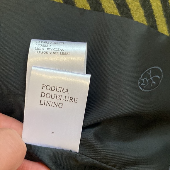 EUC RARE 80s -90s JC de Castelbajac chevron jacket wool with leather accents - Picture 12 of 15